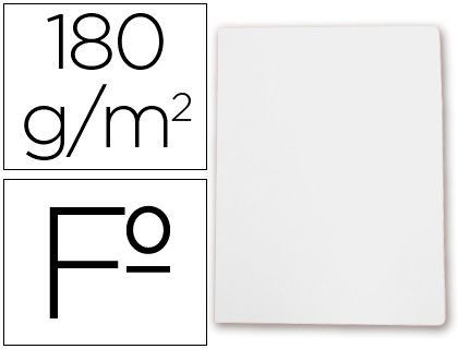 Subcarpeta Cartulina Gio Folio Blanca 180 G/M2