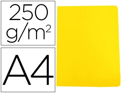 Subcarpeta cartulina gio simple intenso din a4 amarillo 250g/m2