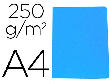 Subcarpeta cartulina gio simple intenso din a4 azul 250g/m2