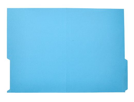 Subcarpeta cartulina liderpapel din a4 pestaña derecha 240g/m2 azul