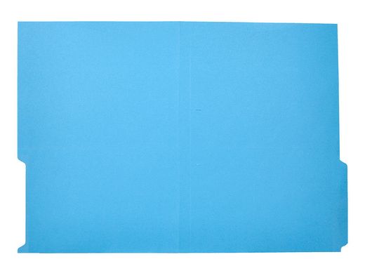 Subcarpeta cartulina liderpapel folio pestaña inferior 240g/m2 azul