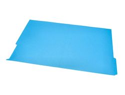 Subcarpeta cartulina liderpapel folio pestaña inferior 240g/m2 azul