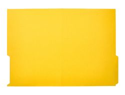 Subcarpeta cartulina liderpapel folio pestaña inferior 240g/m2 color amarillo