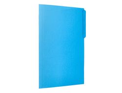 Subcarpeta cartulina liderpapel folio pestaña superior 240g/m2 azul