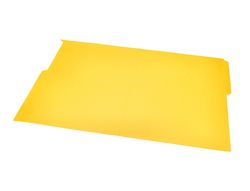 Subcarpeta cartulina liderpapel folio pestaña superior 240g/m2 color amarillo
