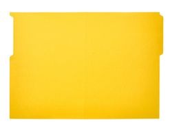 Subcarpeta cartulina liderpapel folio pestaña superior 240g/m2 color amarillo