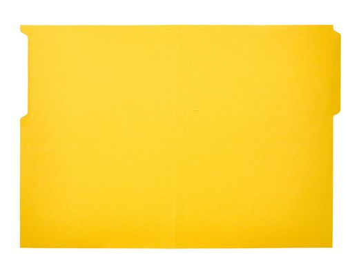 Subcarpeta cartulina liderpapel folio pestaña superior 240g/m2 color amarillo