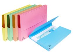 Subcarpeta Cartulina Lustrada Con Bolsa Exacompta Din A4 Colores Surtidos 220 Gr