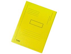 Subcarpeta Cartulina Reciclada Exacompta A4 Amarillo 280G/M2 Con 2 Solapas Interior