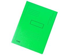 Subcarpeta Cartulina Reciclada Exacompta A4 Verde 280G/M2 Con 2 Solapas Interior