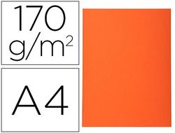 Subcarpeta Cartulina Reciclada Exacompta Din A4 Naranja 170 Gr