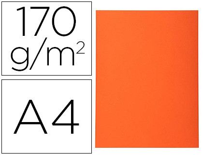 Subcarpeta Cartulina Reciclada Exacompta Din A4 Naranja 170 Gr