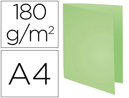 Subcarpeta Cartulina Reciclada Exacompta Din A4 Verde 170 Gr