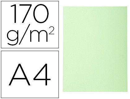 Subcarpeta Cartulina Reciclada Exacompta Din A4 Verde Claro 170 Gr