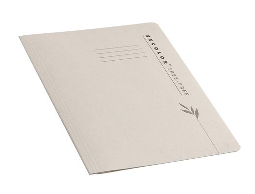 Subcarpeta cartulina tarifold 100% ecologica 226 g/m2 din a4 con fastener color crema pack de 10 unidades