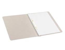 Subcarpeta cartulina tarifold 100% ecologica 226 g/m2 din a4 con fastener color crema pack de 10 unidades