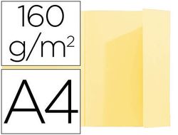 Subcarpeta Exacompta Din A4 Amarillo 160G/M2 Con Solapa Interior