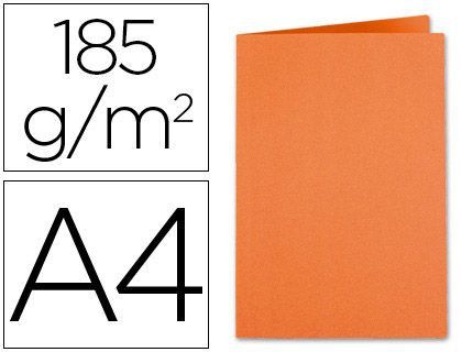 Subcarpeta Liderpapel A4 Naranja Intenso 185G/M2