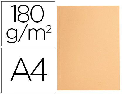 Subcarpeta liderpapel a4 naranja pastel 180g/m2
