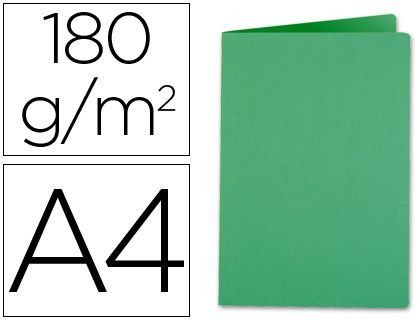 Subcarpeta Liderpapel A4 Verde Intenso 185G/M2