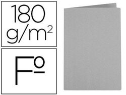 Subcarpeta Liderpapel Folio Gris Intenso 180G/M2