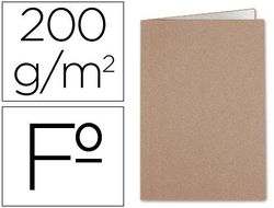 Subcarpeta Liderpapel Folio Kraft Interior Blanco 240G/M2