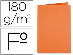 Subcarpeta Liderpapel Folio Naranja Intenso 185G/M2