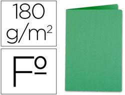 Subcarpeta Liderpapel Folio Verde Intenso 185G/M2