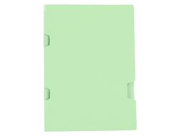 Subcarpeta liderpapel folio verde tres uñeros plastificada160g/m2