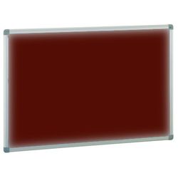 Tablero anuncios 90x150 cm tapizado burdeos