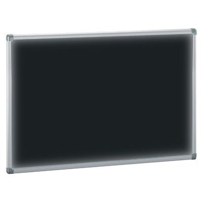 Tablero anuncios tapizado textil negro 45x60 cm