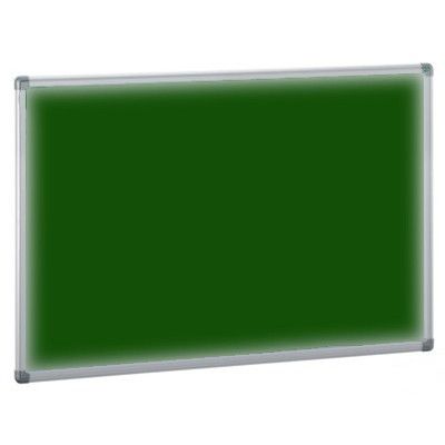 Tablero de anuncios tapizado verde 90x150 cm