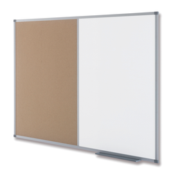 Tablero NOBO Classic combinado - Pizarra magnética + corcho 1200x900 mm