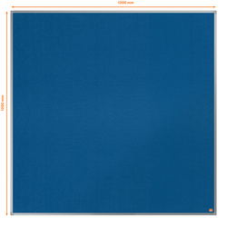 Tablero NOBO Essence de fieltro 1200x1200mm, azul
