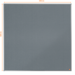 Tablero NOBO Essence de fieltro 1200x1200mm, gris
