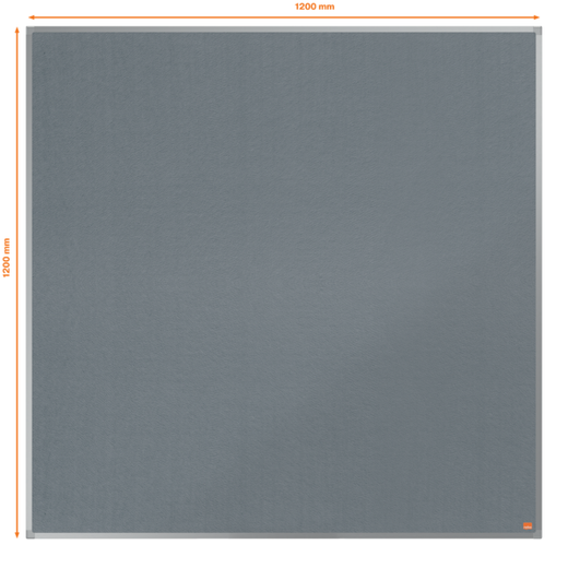 Tablero NOBO Essence de fieltro 1200x1200mm, gris