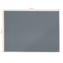 Tablero NOBO Essence de fieltro 1200x900mm, gris