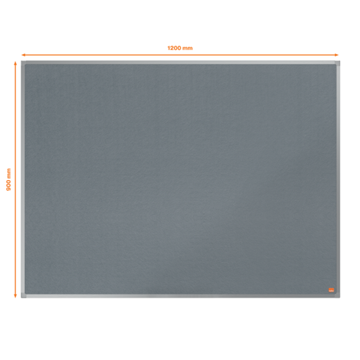 Tablero NOBO Essence de fieltro 1200x900mm, gris