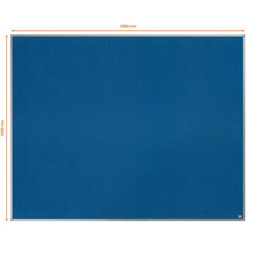 Tablero NOBO Essence de fieltro 1500x1200mm, azul
