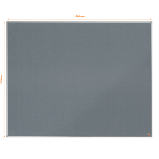 Tablero NOBO Essence de fieltro 1500x1200mm, gris