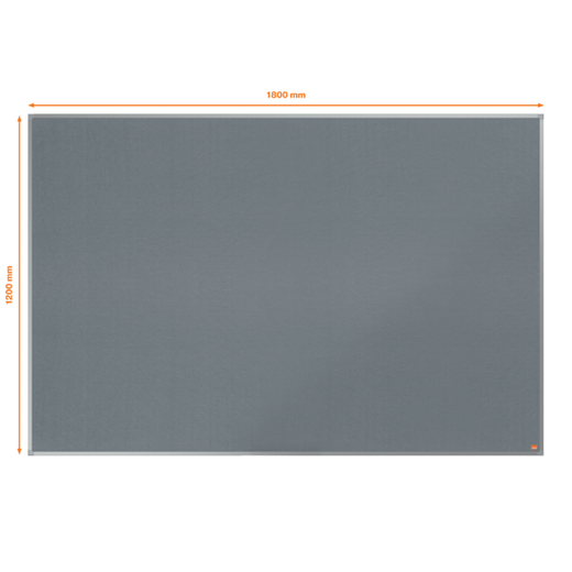 Tablero NOBO Essence de fieltro 1800x1200mm, gris