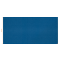 Tablero NOBO Essence de fieltro 2400x1200mm, azul