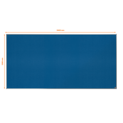 Tablero NOBO Essence de fieltro 2400x1200mm, azul