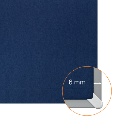 Tablero NOBO Impression Pro de fieltro 1200x900mm, azul