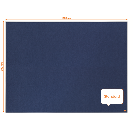 Tablero NOBO Impression Pro de fieltro 1200x900mm, azul