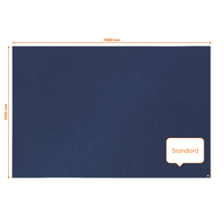 Tablero NOBO Impression Pro de fieltro 1800x1200mm, azul