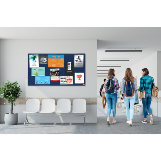 Tablero NOBO Impression Pro de fieltro 600x450mm, azul