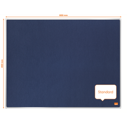 Tablero NOBO Impression Pro de fieltro 600x450mm, azul