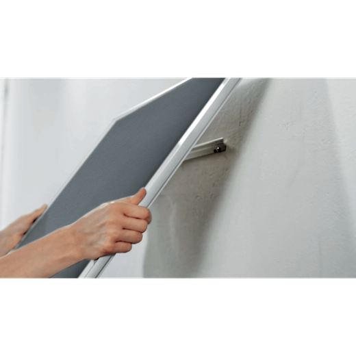 Tablero NOBO Impression Pro de fieltro 600x450mm, gris