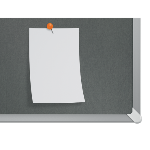 Tablero NOBO Impression Pro de fieltro 600x450mm, gris